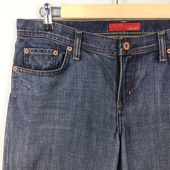 Colins Jeans 792 Regular Waist Wide Leg Flare Medium Wash Jeans | Size 30 - Picture 10 of 11